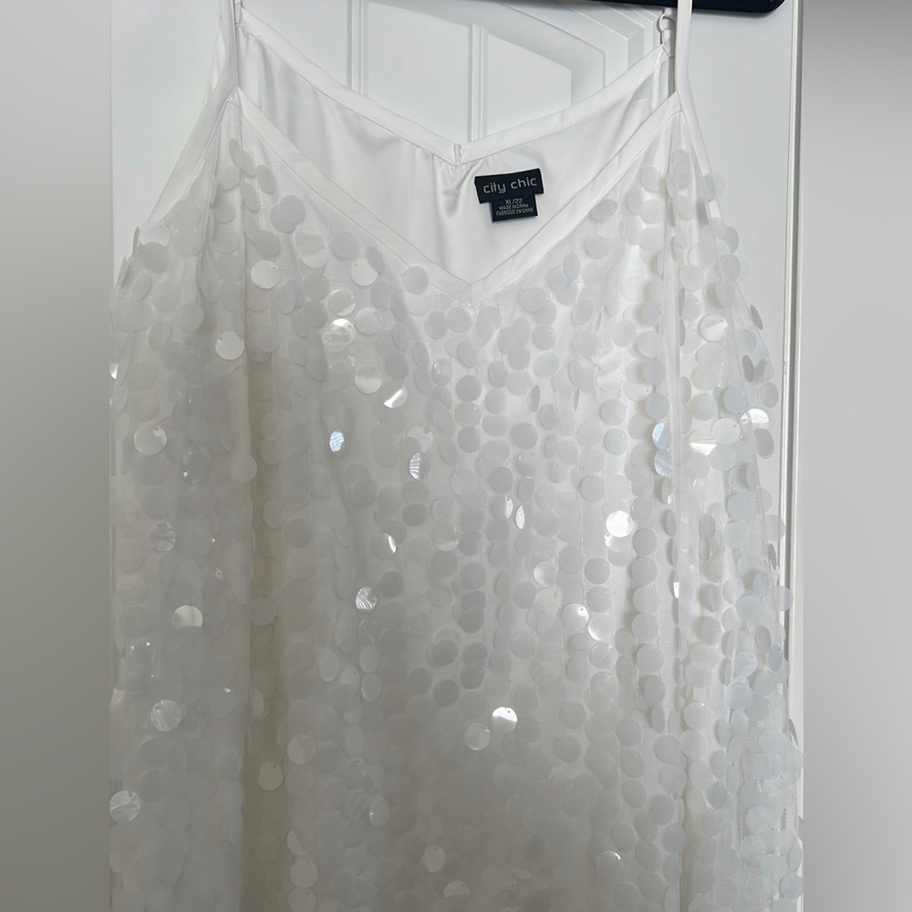 City Chic Mini Sequin Dress